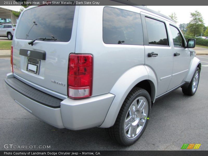 Bright Silver Metallic / Dark Slate Gray 2011 Dodge Nitro Heat