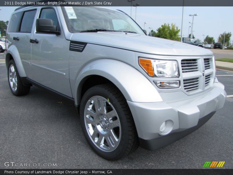Bright Silver Metallic / Dark Slate Gray 2011 Dodge Nitro Heat
