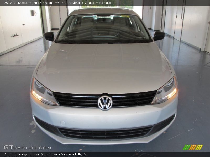 White Gold Metallic / Latte Macchiato 2012 Volkswagen Jetta S Sedan