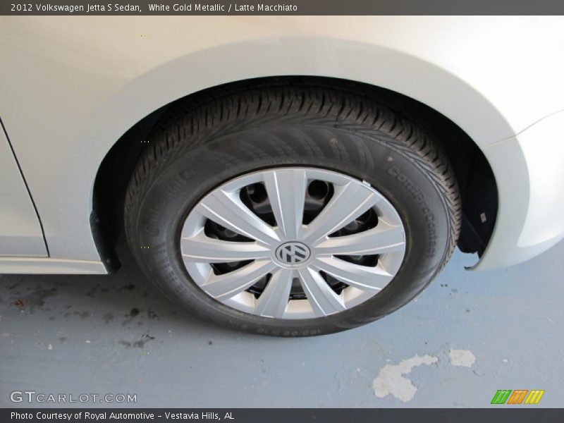 White Gold Metallic / Latte Macchiato 2012 Volkswagen Jetta S Sedan
