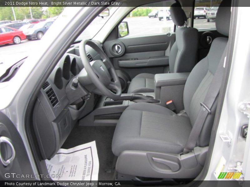 Bright Silver Metallic / Dark Slate Gray 2011 Dodge Nitro Heat