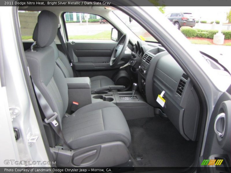 Bright Silver Metallic / Dark Slate Gray 2011 Dodge Nitro Heat