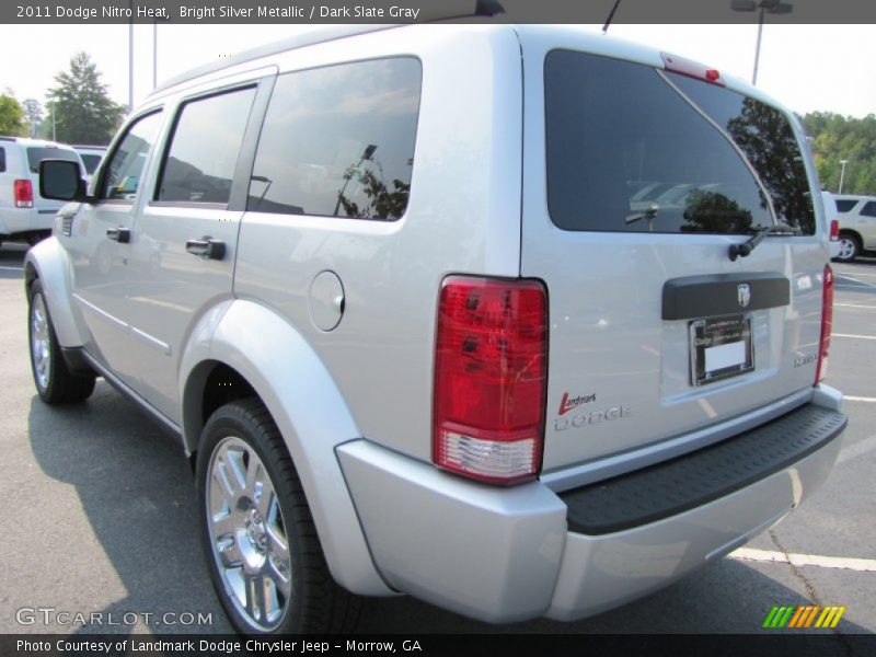 Bright Silver Metallic / Dark Slate Gray 2011 Dodge Nitro Heat