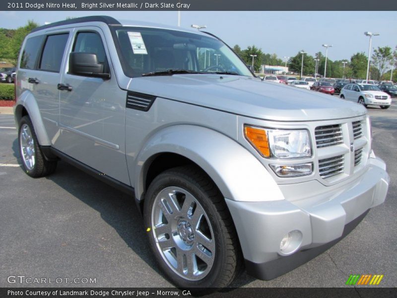 Bright Silver Metallic / Dark Slate Gray 2011 Dodge Nitro Heat