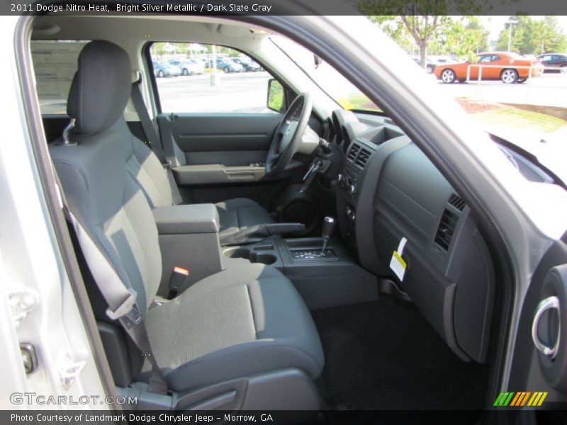 Bright Silver Metallic / Dark Slate Gray 2011 Dodge Nitro Heat