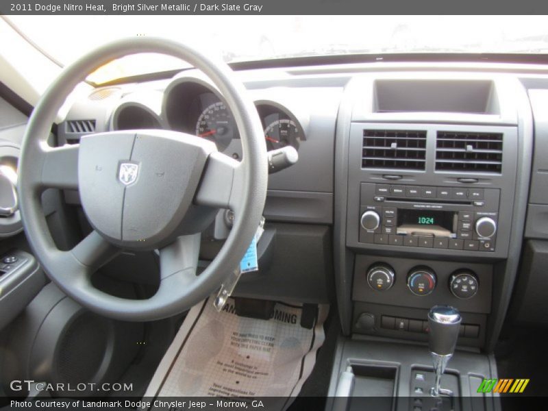 Bright Silver Metallic / Dark Slate Gray 2011 Dodge Nitro Heat