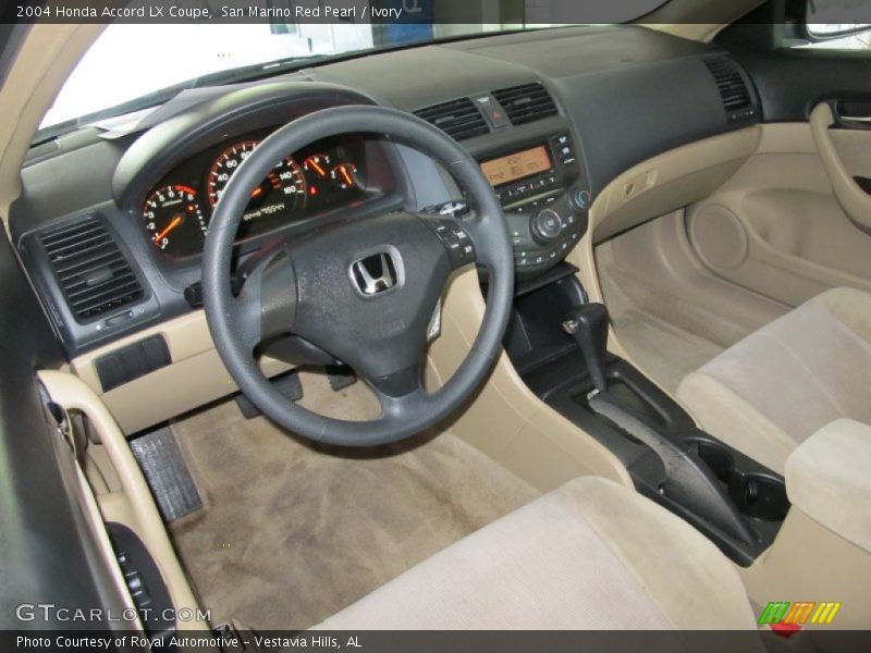 Ivory Interior - 2004 Accord LX Coupe 