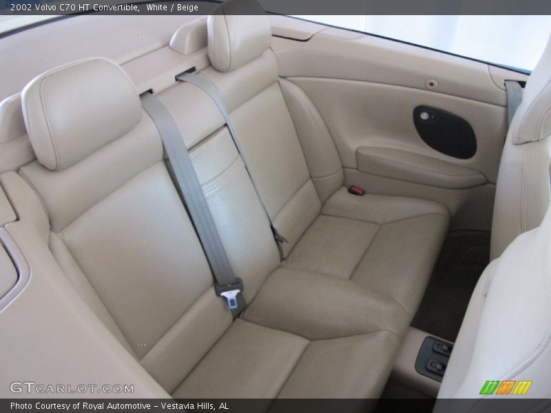 White / Beige 2002 Volvo C70 HT Convertible