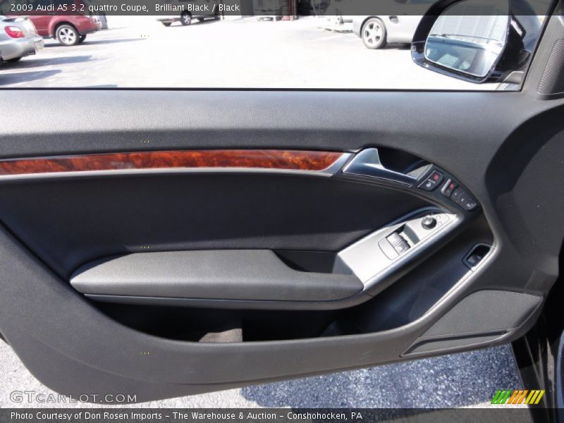 Brilliant Black / Black 2009 Audi A5 3.2 quattro Coupe
