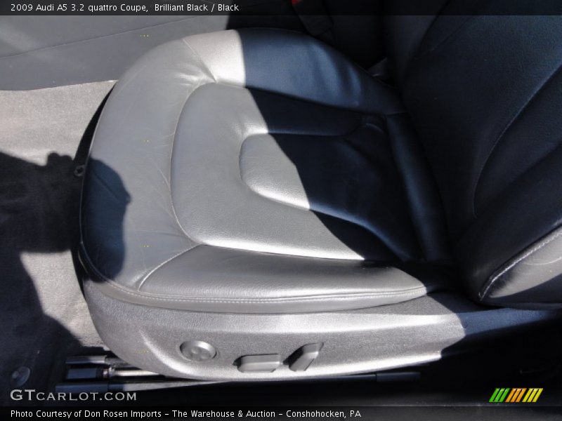 Brilliant Black / Black 2009 Audi A5 3.2 quattro Coupe
