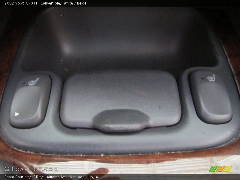 White / Beige 2002 Volvo C70 HT Convertible