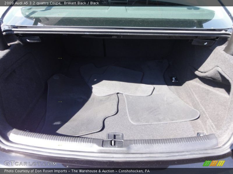 Brilliant Black / Black 2009 Audi A5 3.2 quattro Coupe
