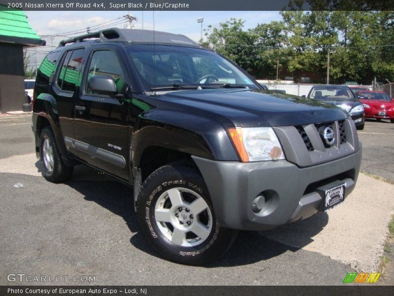 Super Black / Blue/Graphite 2005 Nissan Xterra Off Road 4x4