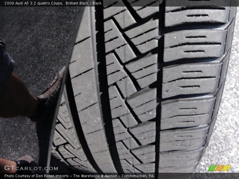 Brilliant Black / Black 2009 Audi A5 3.2 quattro Coupe