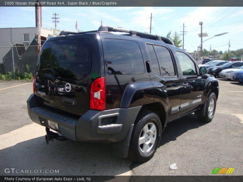 Super Black / Blue/Graphite 2005 Nissan Xterra Off Road 4x4