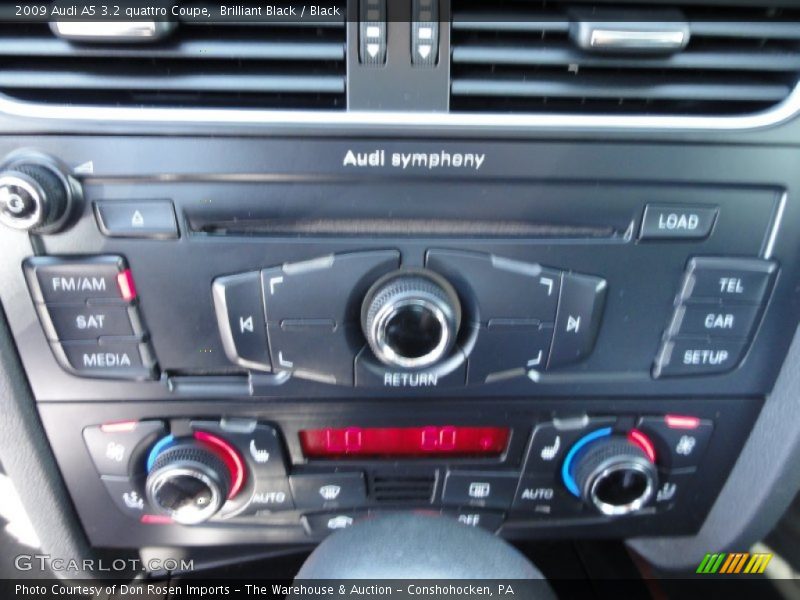 Brilliant Black / Black 2009 Audi A5 3.2 quattro Coupe