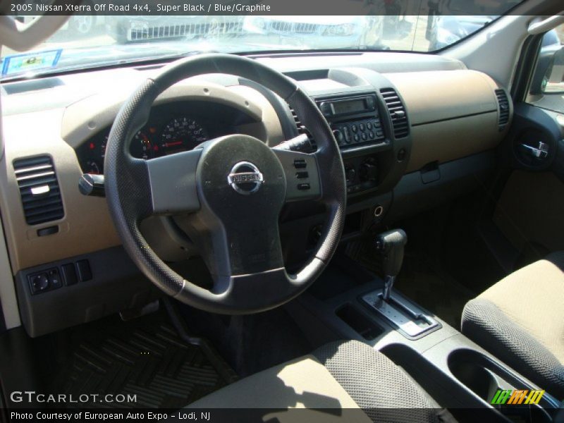 Super Black / Blue/Graphite 2005 Nissan Xterra Off Road 4x4