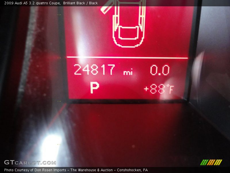 Brilliant Black / Black 2009 Audi A5 3.2 quattro Coupe