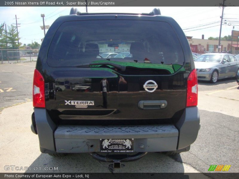 Super Black / Blue/Graphite 2005 Nissan Xterra Off Road 4x4