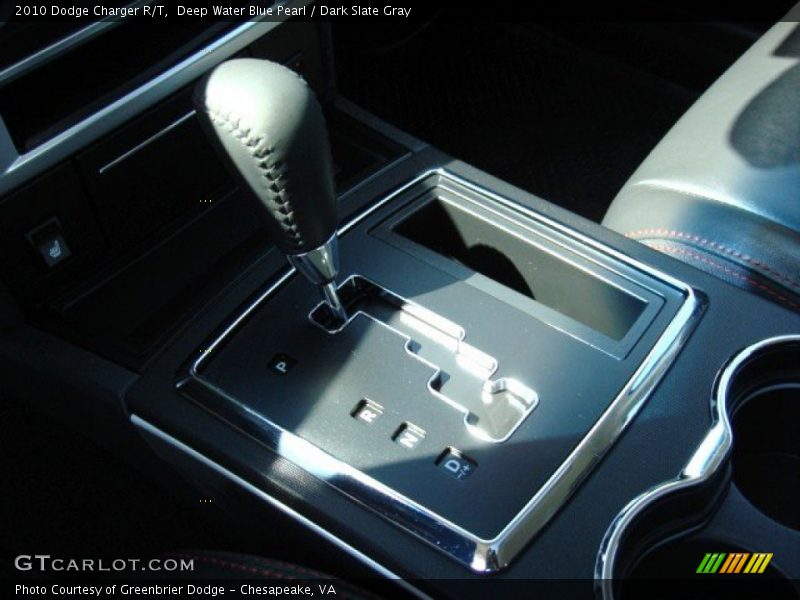 Deep Water Blue Pearl / Dark Slate Gray 2010 Dodge Charger R/T