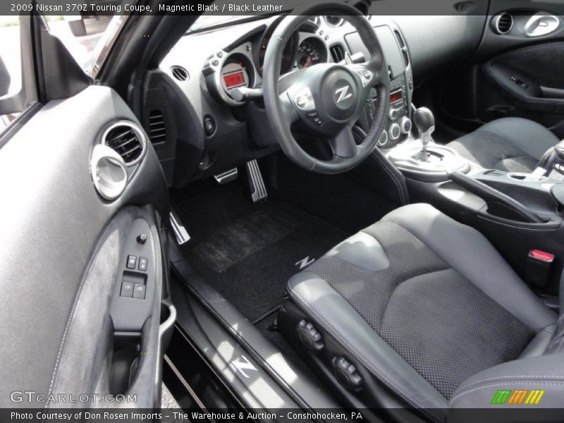  2009 370Z Touring Coupe Black Leather Interior