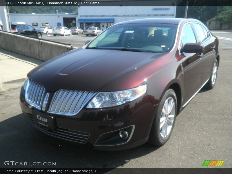 Cinnamon Metallic / Light Camel 2012 Lincoln MKS AWD
