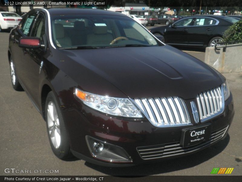 Cinnamon Metallic / Light Camel 2012 Lincoln MKS AWD