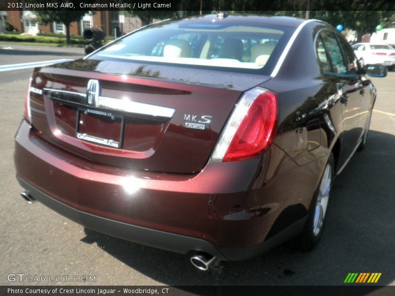 Cinnamon Metallic / Light Camel 2012 Lincoln MKS AWD
