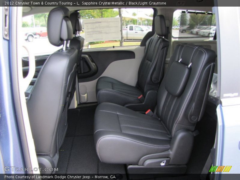  2012 Town & Country Touring - L Black/Light Graystone Interior