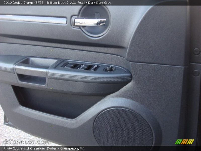Brilliant Black Crystal Pearl / Dark Slate Gray 2010 Dodge Charger SRT8