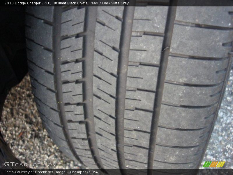 Brilliant Black Crystal Pearl / Dark Slate Gray 2010 Dodge Charger SRT8