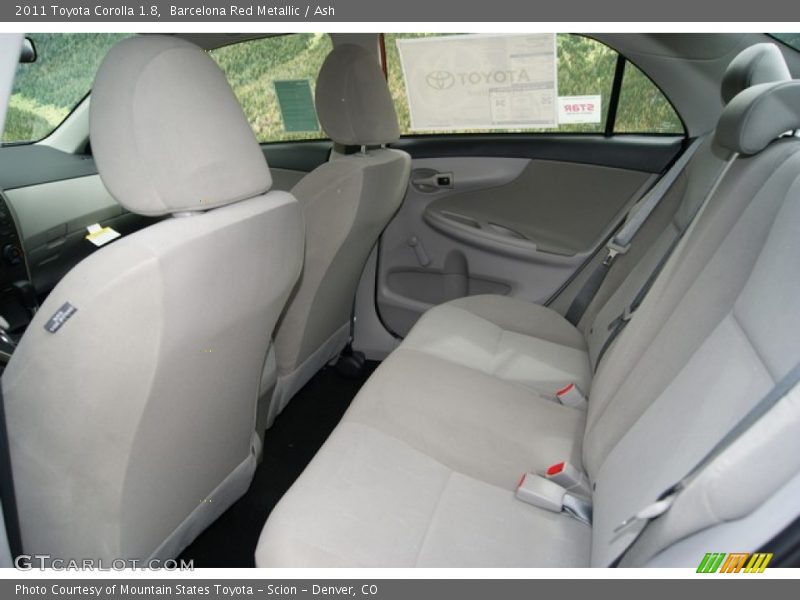 Barcelona Red Metallic / Ash 2011 Toyota Corolla 1.8