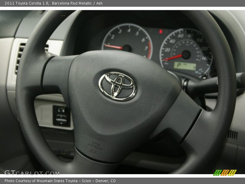 Barcelona Red Metallic / Ash 2011 Toyota Corolla 1.8
