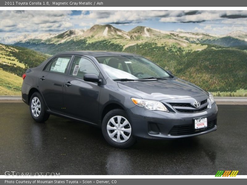 Magnetic Gray Metallic / Ash 2011 Toyota Corolla 1.8