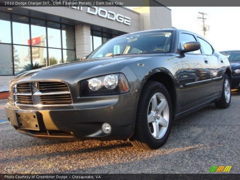 Dark Titanium Metallic / Dark Slate Gray 2010 Dodge Charger SXT