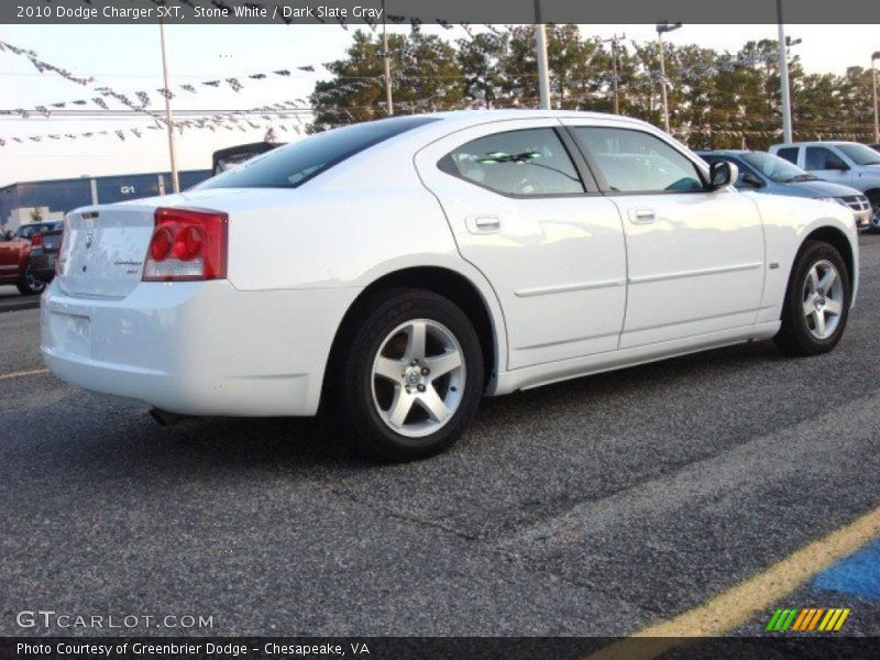 Stone White / Dark Slate Gray 2010 Dodge Charger SXT