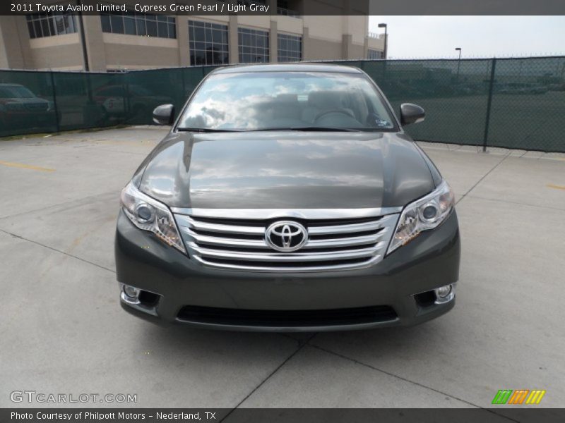 Cypress Green Pearl / Light Gray 2011 Toyota Avalon Limited