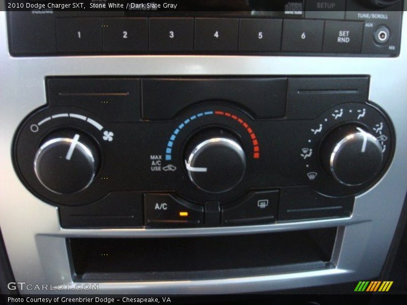 Stone White / Dark Slate Gray 2010 Dodge Charger SXT