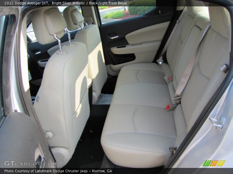  2012 Avenger SXT Black/Light Frost Beige Interior