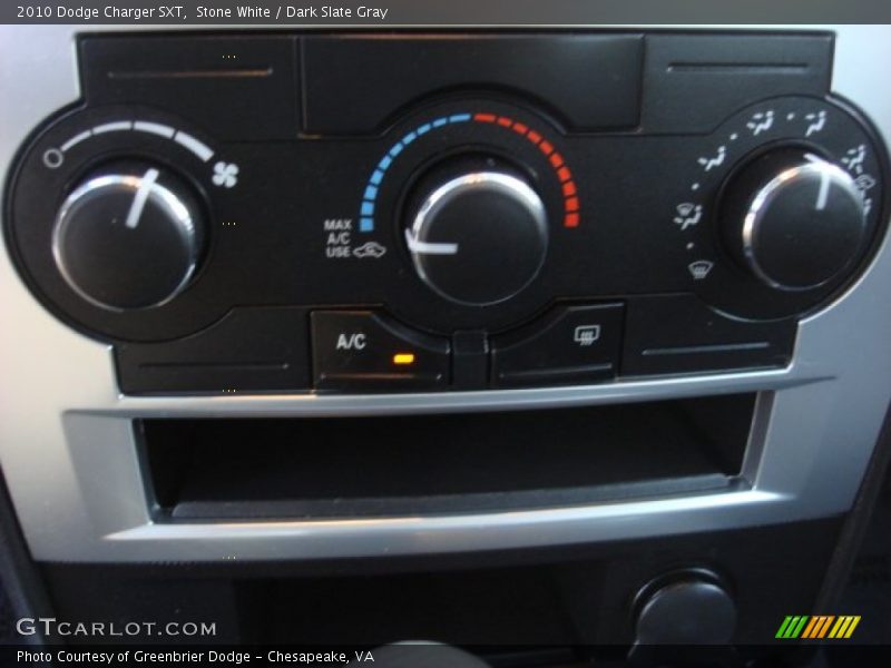 Stone White / Dark Slate Gray 2010 Dodge Charger SXT