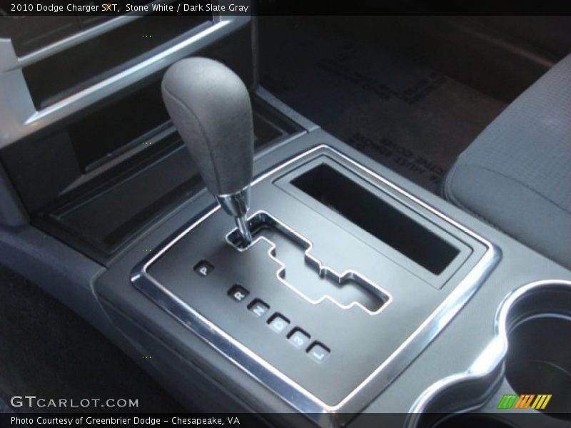 Stone White / Dark Slate Gray 2010 Dodge Charger SXT