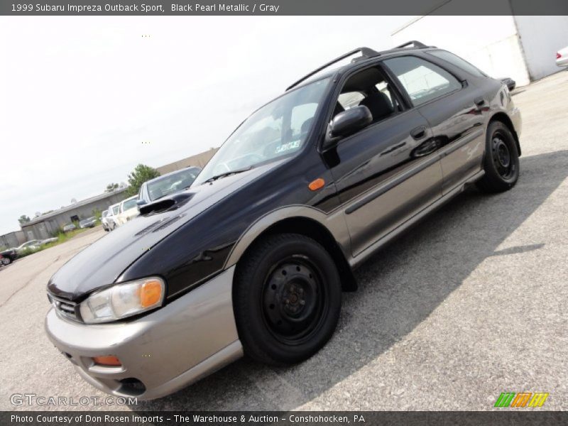 Black Pearl Metallic / Gray 1999 Subaru Impreza Outback Sport