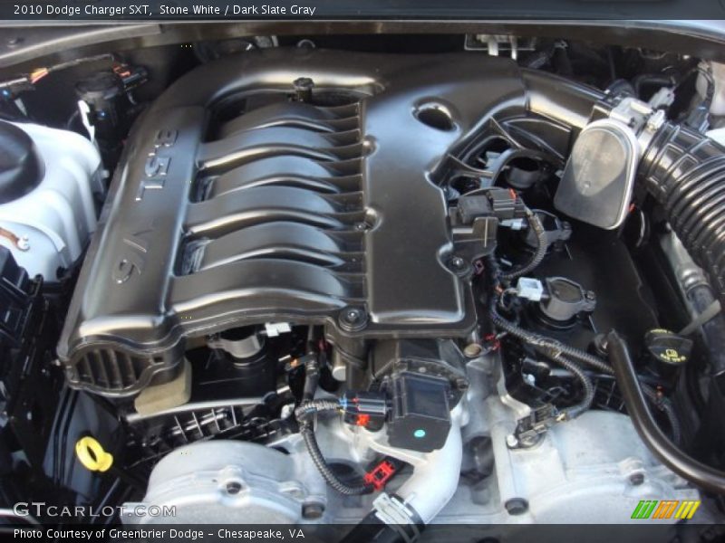 Stone White / Dark Slate Gray 2010 Dodge Charger SXT