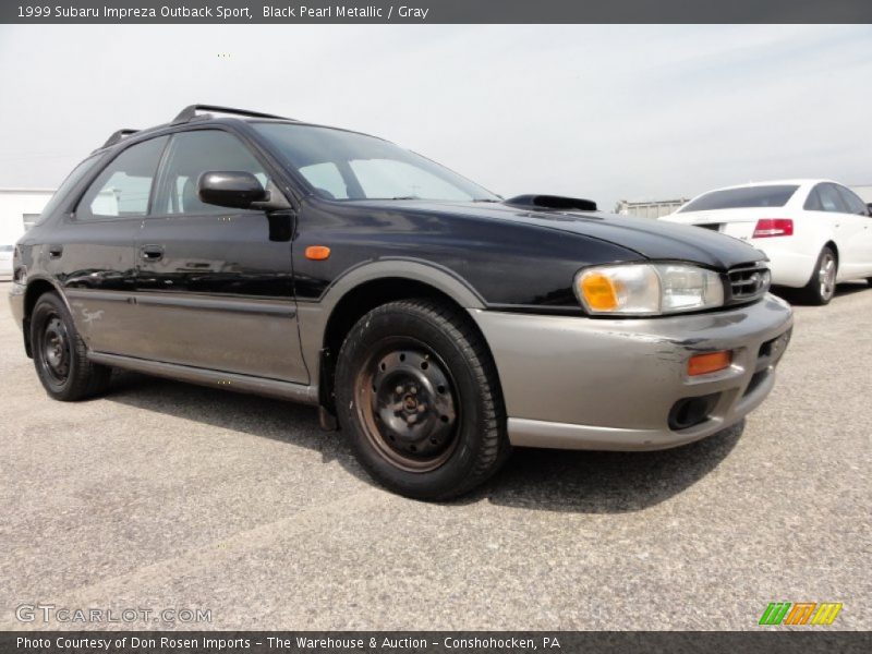 Black Pearl Metallic / Gray 1999 Subaru Impreza Outback Sport