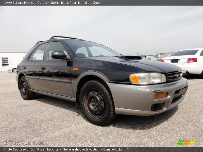 Black Pearl Metallic / Gray 1999 Subaru Impreza Outback Sport