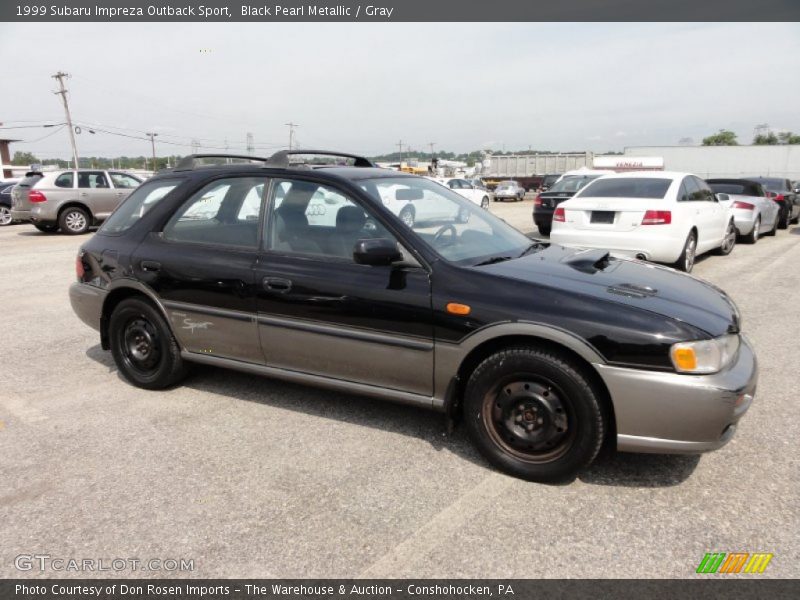 Black Pearl Metallic / Gray 1999 Subaru Impreza Outback Sport