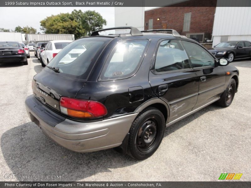Black Pearl Metallic / Gray 1999 Subaru Impreza Outback Sport