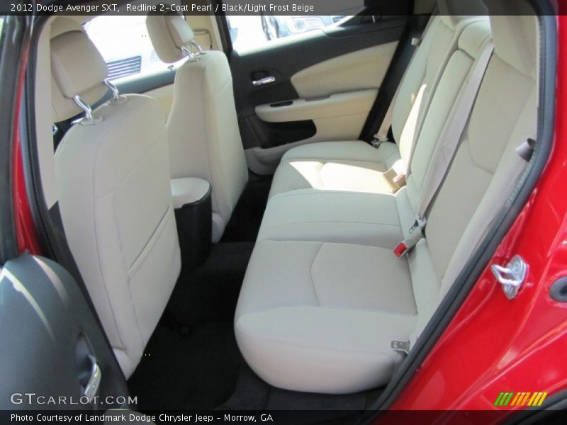  2012 Avenger SXT Black/Light Frost Beige Interior