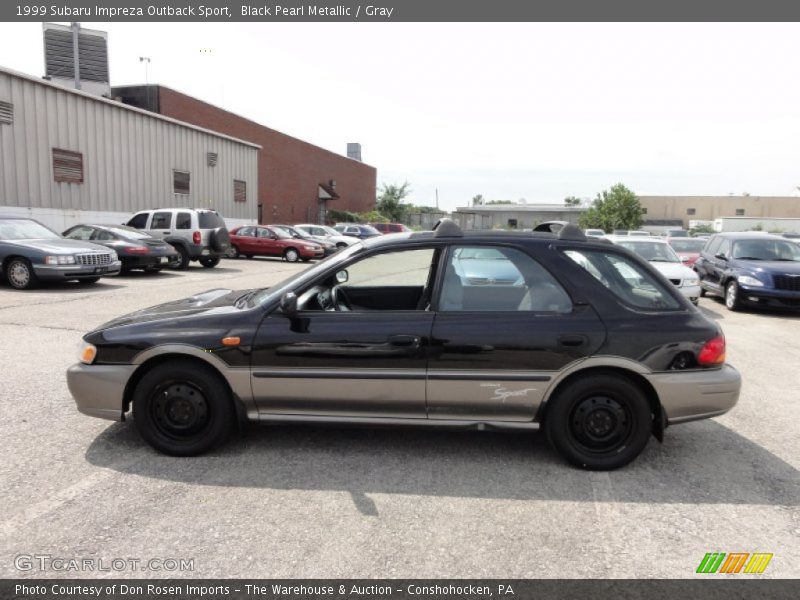 Black Pearl Metallic / Gray 1999 Subaru Impreza Outback Sport
