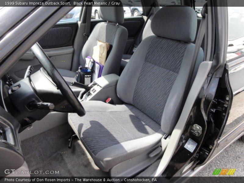 Black Pearl Metallic / Gray 1999 Subaru Impreza Outback Sport